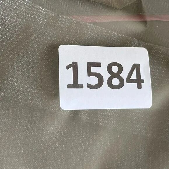 Banana Republic Black Stripes Flat Front Straight Wide Leg Slacks Career Office - Picture 11 of 11